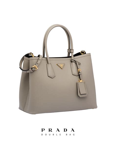 prada double|Prada Double Medium Leather Handbag.